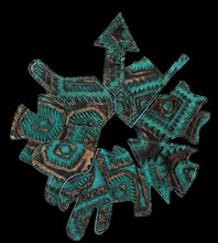 Load image into Gallery viewer, COWBOY BRONZE CHARMS