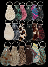 Load image into Gallery viewer, 000-LIST OF LEATHER/HIDE KEY FOBS