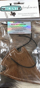 ARROWHEAD SHAPES reSCENTit CAR CHARMS