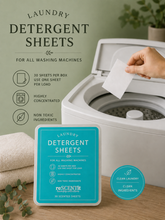 Load image into Gallery viewer, LAUNDRY DETERGENT SHEETS