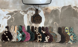 EAR TAG SHAPES reSCENTit CAR CHARMS