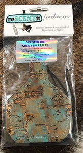 EAR TAG SHAPES reSCENTit CAR CHARMS