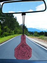 Load image into Gallery viewer, EAR TAG SHAPES reSCENTit CAR CHARMS