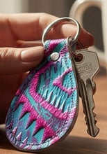 Load image into Gallery viewer, 000-LIST OF LEATHER/HIDE KEY FOBS