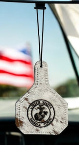 ARMED FORCES BRANDED EAR TAG CHARMS