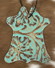 Load image into Gallery viewer, TURQUOISE TOOLED CHARMS