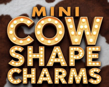 Load image into Gallery viewer, MINI COW SHAPES reSCENTit CAR CHARMS