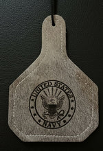 Load image into Gallery viewer, ARMED FORCES BRANDED EAR TAG CHARMS