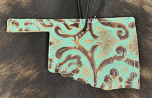 Load image into Gallery viewer, TURQUOISE TOOLED CHARMS
