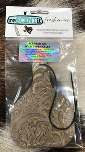 EAR TAG SHAPES reSCENTit CAR CHARMS