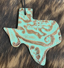Load image into Gallery viewer, TURQUOISE TOOLED CHARMS